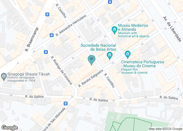 Map showing location of Altis Grand Hotel