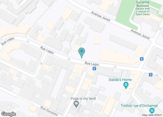 Map showing location of Place Marcel Aymé