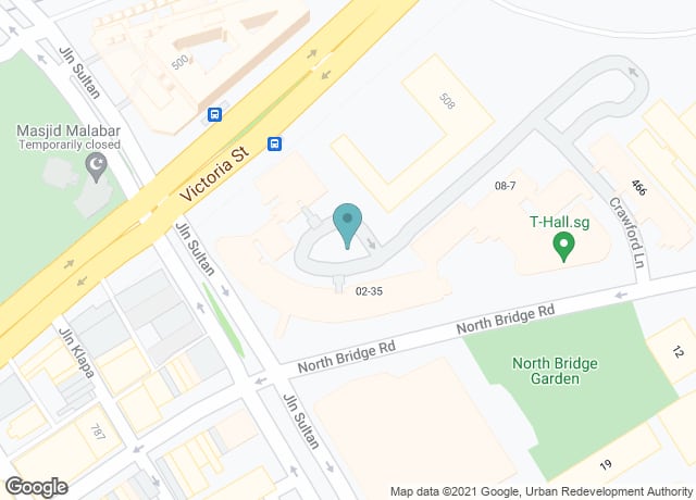 Map showing location of Let’s Go Tour Singapore