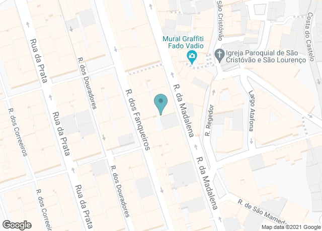 Map showing location of The Oven