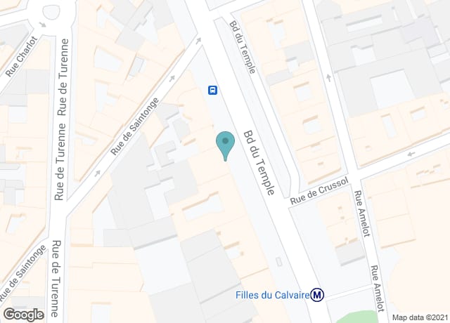 Map showing location of 1K Paris