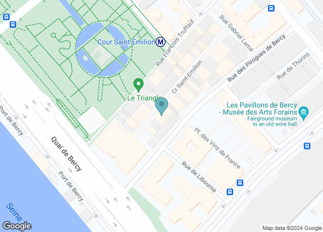 Map showing location of SCIENCE EXPERIENCES
