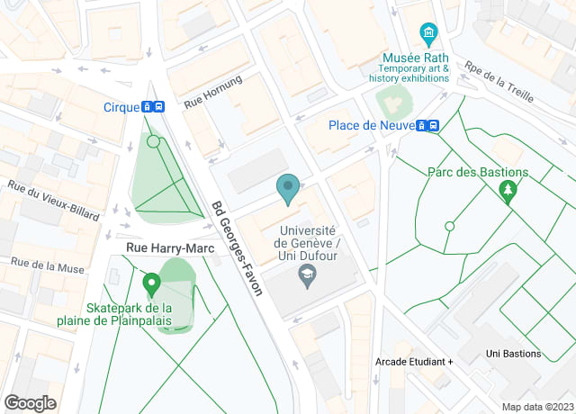 Map showing location of Les Salons