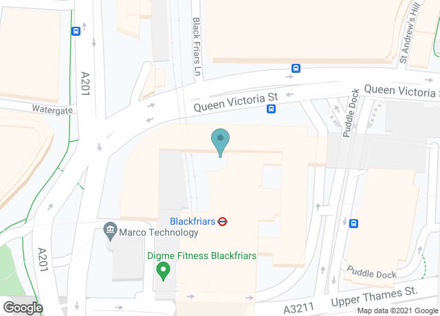 Blackfriars Station, outside Queen Victoria Street