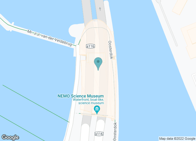 Map showing location of NEMO Science Museum