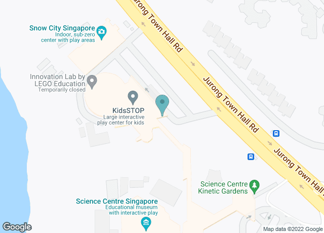 Map showing location of Omni Theatre