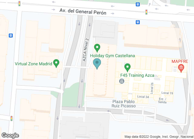 Map showing location of Hotel Canopy by Hilton Madrid Castellana