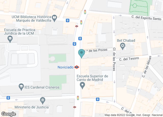 Map showing location of Restaurante Tilda Neotaberna Castiza