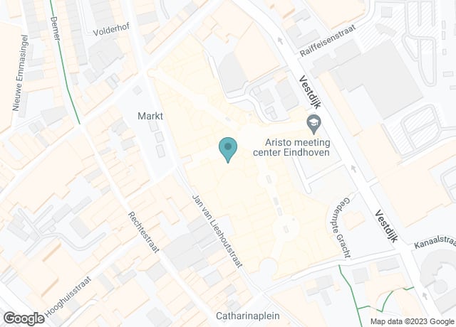 Map showing location of Muziekgebouw Frits Philips