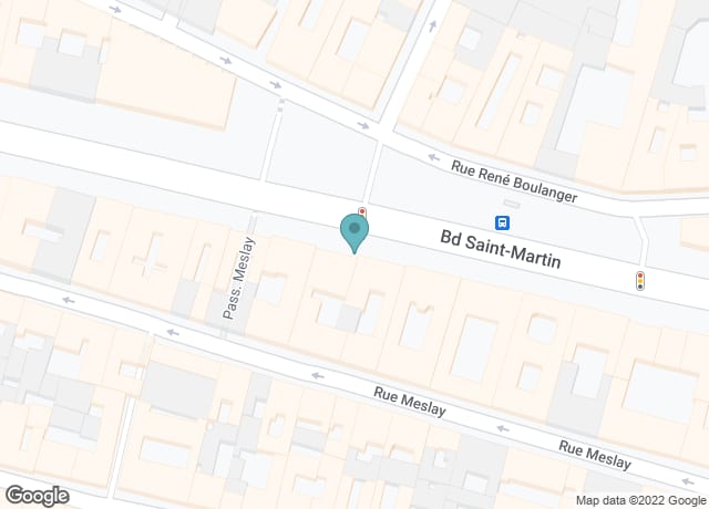 Map showing location of Théâtre Bo Saint-Martin