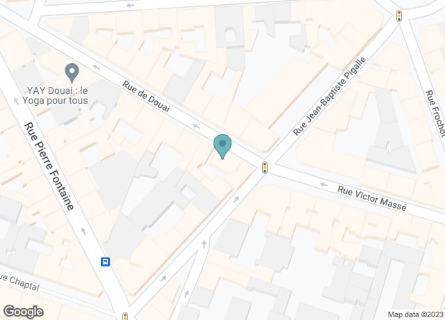 Map showing location of Le Cancan Pigalle - Restaurant/Bar/Scène