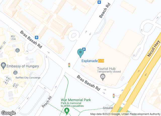 Map showing location of Cool Cats