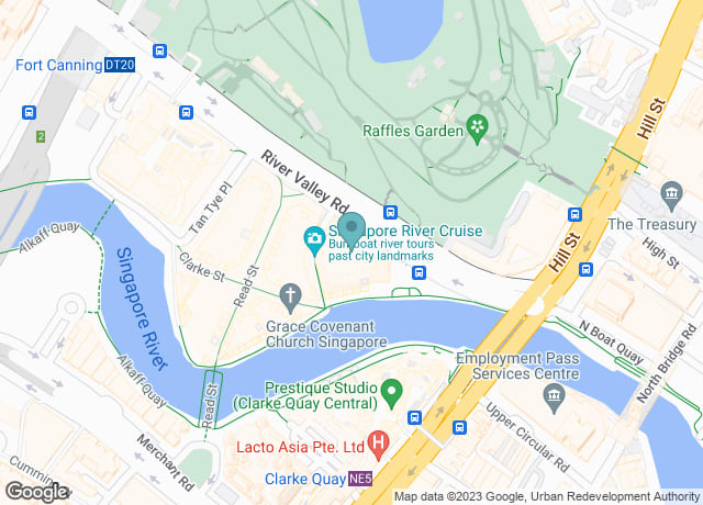 Map showing location of Slingshot Singapore - Clarke Quay