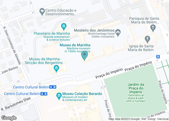 Pavilhão das Galeotas no Museu de Marinha