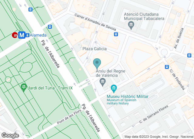Restaurant València Àtic - Palau Alameda