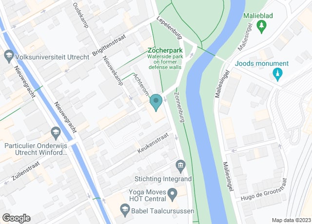 Map showing location of Leeuwenbergh