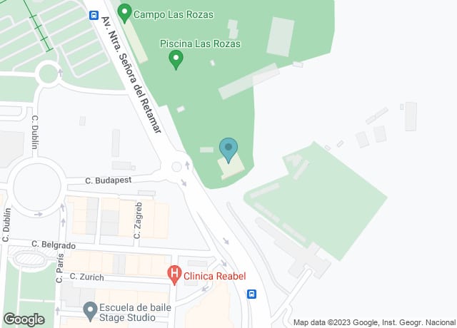 Map showing location of Madrid Fly