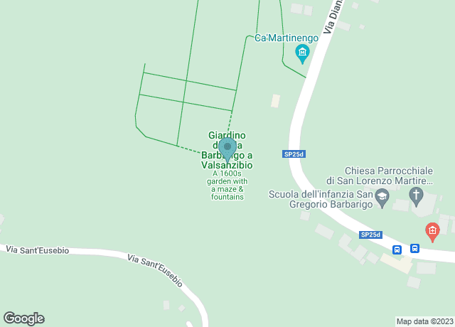 Giardino di Villa Barbarigo a Valsanzibio