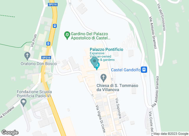 Papal Palace & Gardens of Castel Gandolfo