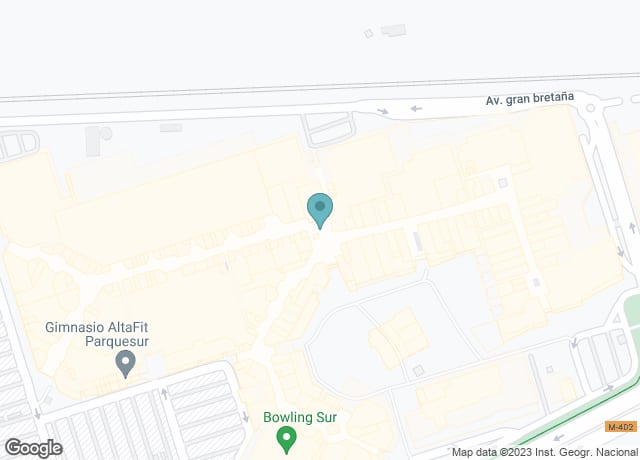 Map showing location of Centro Comercial Westfield Parquesur