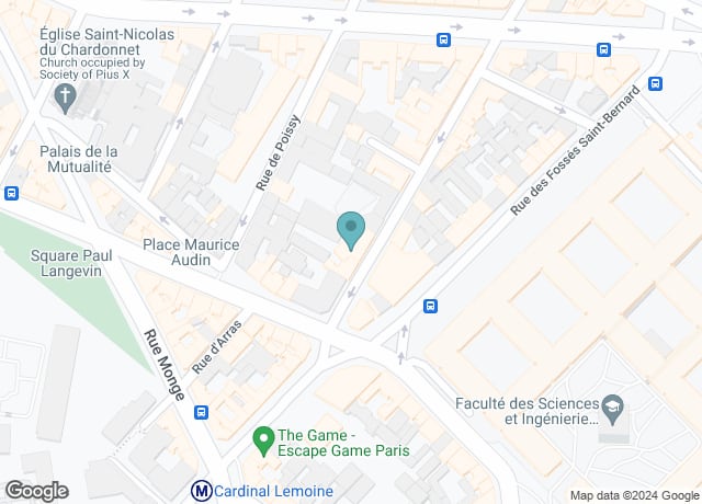 Map showing location of Paradis Latin
