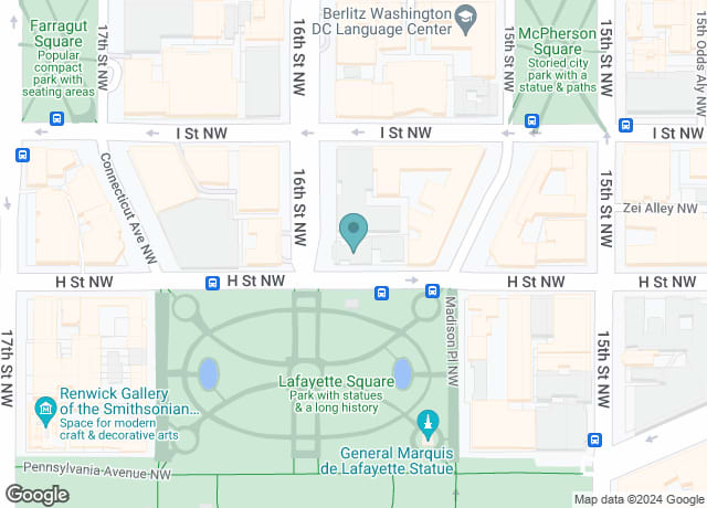 St. John's, Lafayette Square