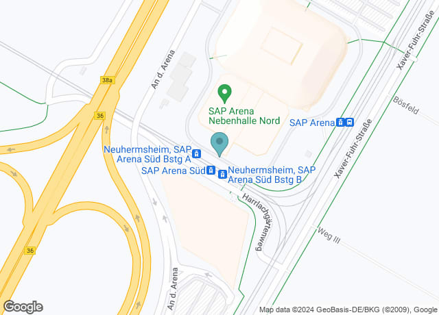 An der Arena 1 Parking