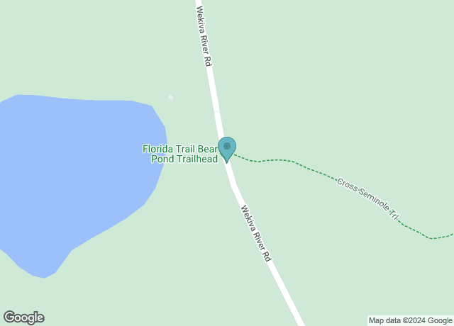 Florida Trail Bear Pond Trailhead