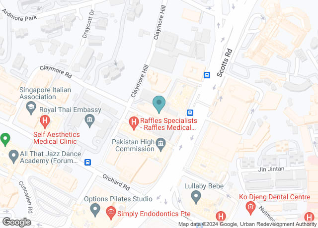 Map showing location of Fever Exhibition Hall