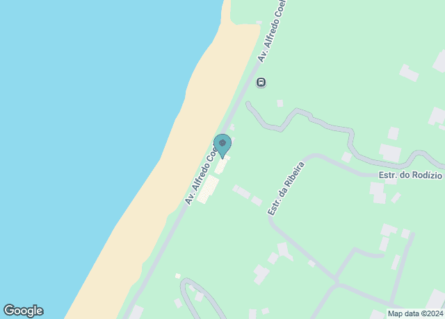 Map showing location of Surf School Surf at Praia Grande