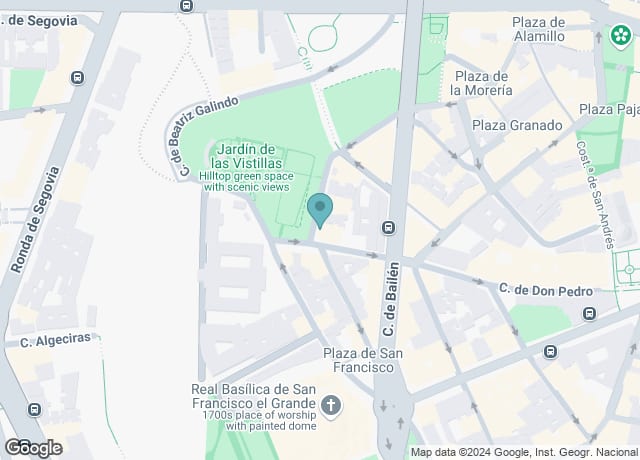 Map showing location of SOHO ART MADRID