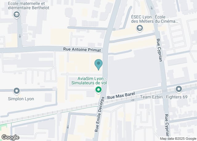 Map showing location of Studio 24