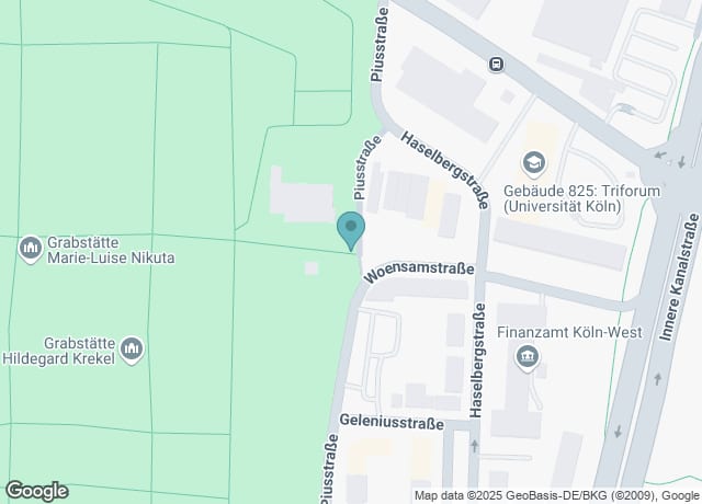 Friedhof Melaten, Trauerhalle Piusstraße