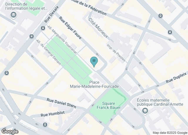 Map showing location of Unlimited Biking Paris