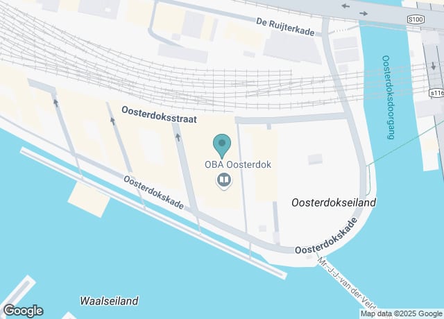 Map showing location of OBA Theater