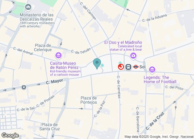 Map showing location of Free Tour Madrid | Vive Madrid Tours