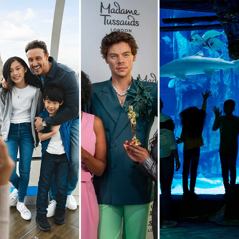 SEA LIFE Aquarium, London Eye & Madame Tussauds-