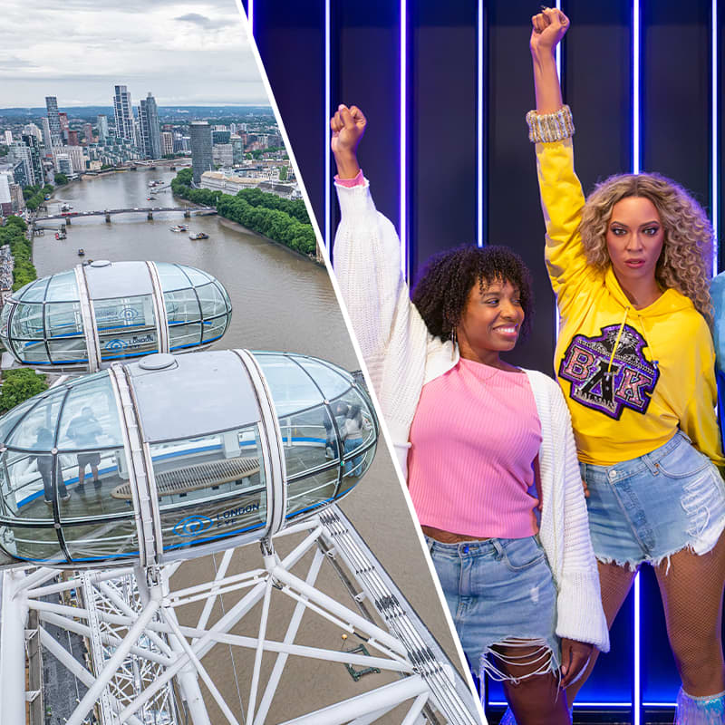 London Eye & Madame Tussauds: Standard & Fast Track Tickets-