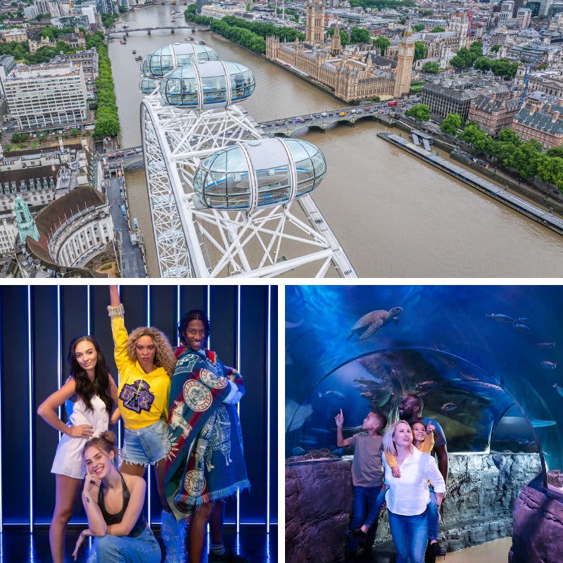 London Eye, Madame Tussauds & SEA LIFE-