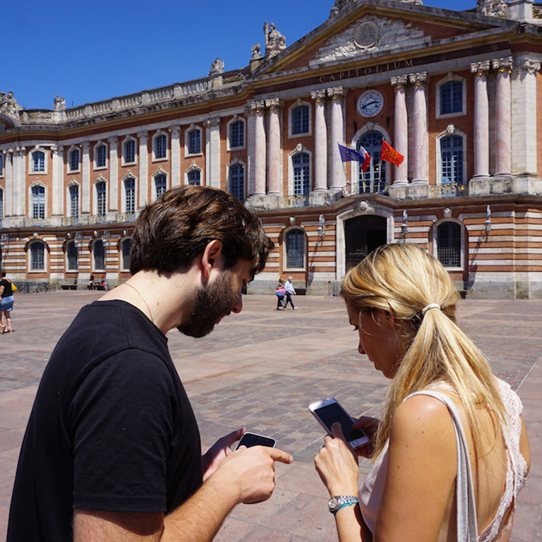 Affiche Défi Toulouse : Jeu de pistes urbain dans la Ville Rose