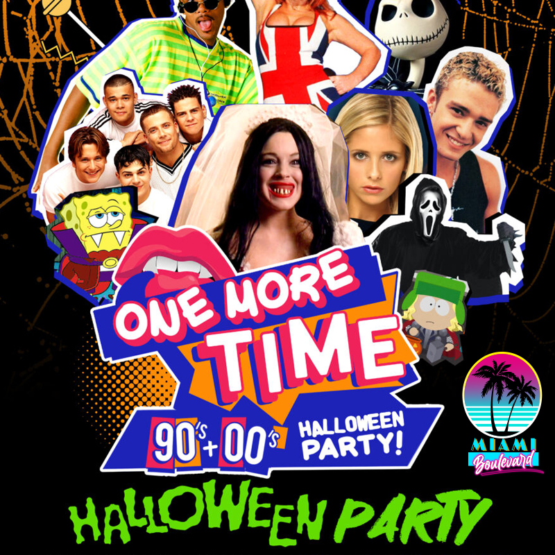 Affiche Halloween party 90´-00´