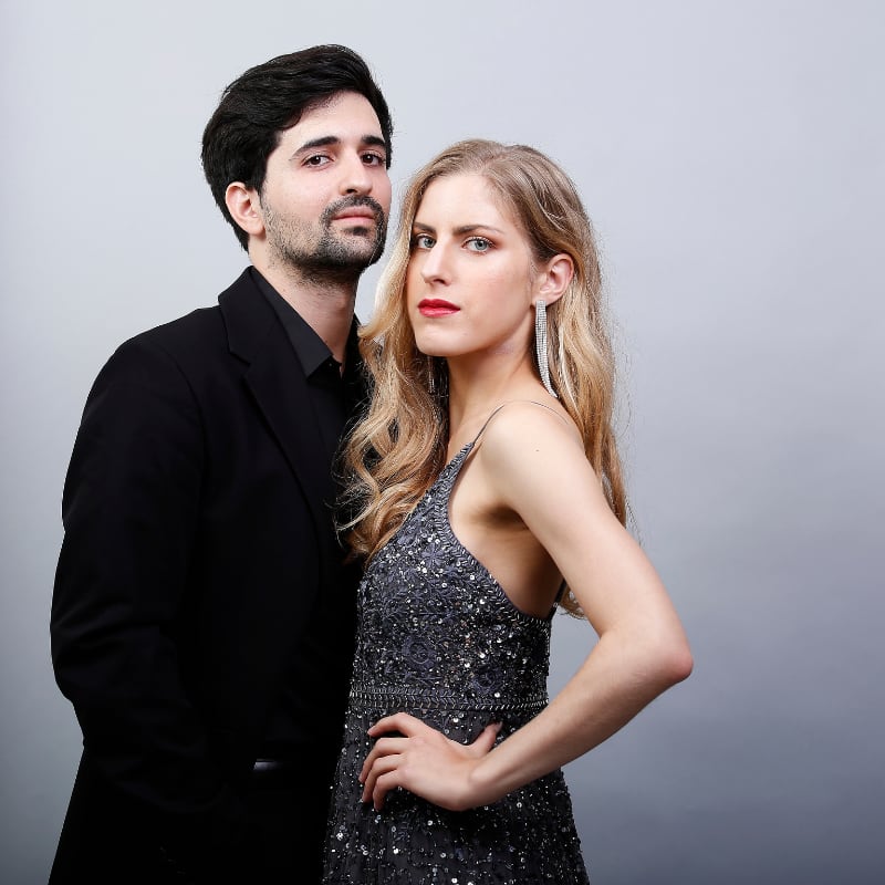 Affiche Concert piano et violon avec Manon Galy et Jorge Gonzalez Buajasán