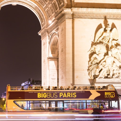 Affiche Big Bus tour nocturne de Paris