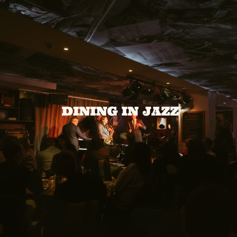 Affiche Dining in jazz : Expérience gastronomique et live Jazz