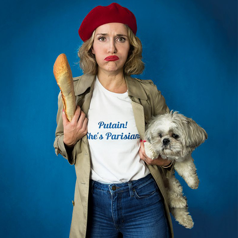 Affiche Julie Collas dans Oh my God she's Parisian au Théâtre BO Saint-Martin