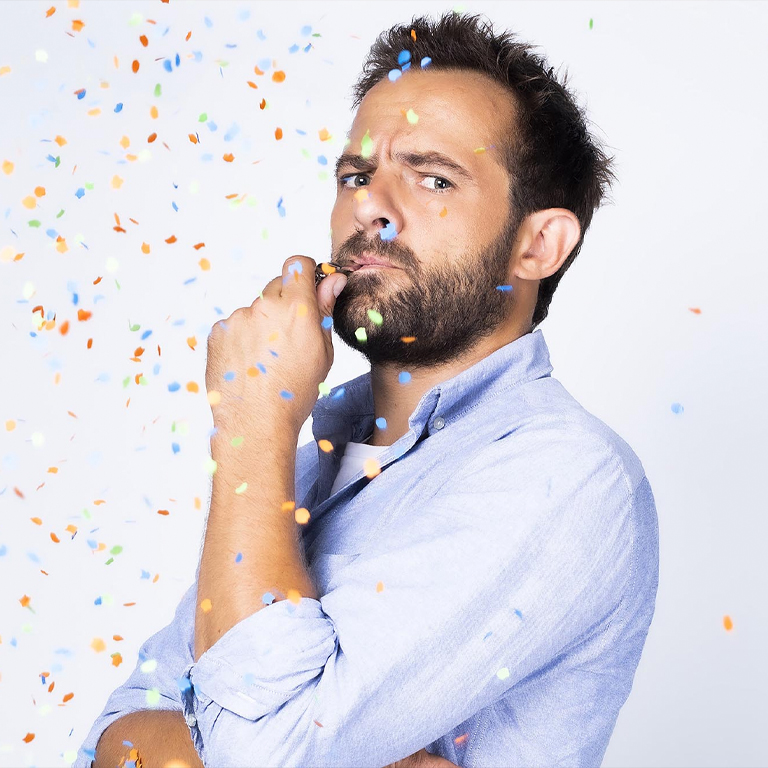 Affiche Pierre-Antoine Damecour S’échauffe !' au Théâtre BO Saint-Martin