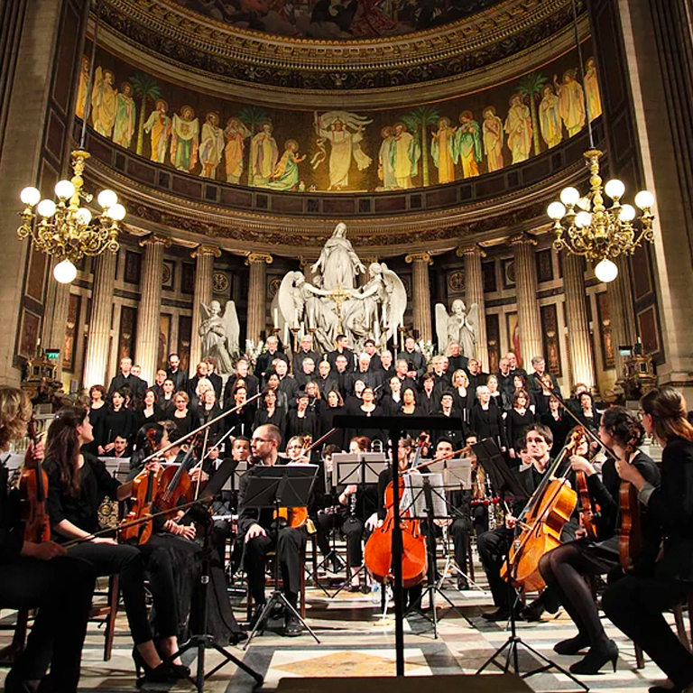 Affiche Orchestre Hélios : Grand concert de chants traditionnels de Noël