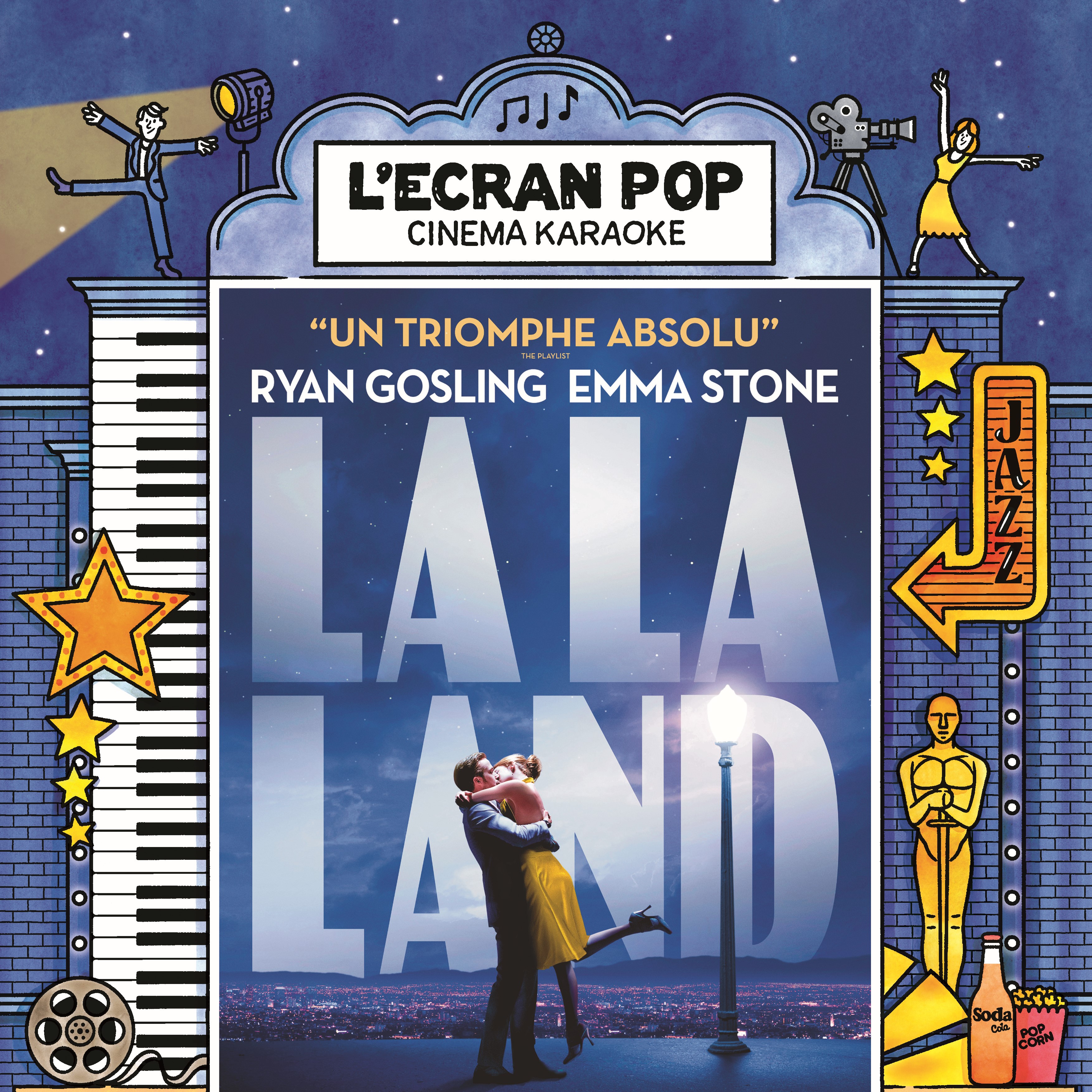 Affiche L'Ecran Pop Cinéma-Karaoké : La La Land