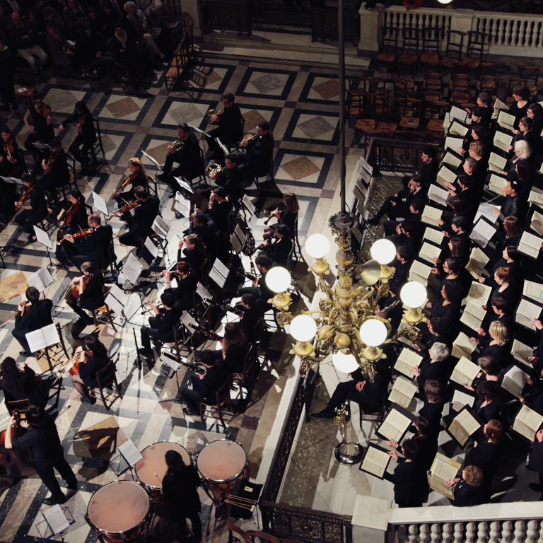 Affiche Boléro de Ravel et 9ème Symphonie de Beethoven à la Madeleine