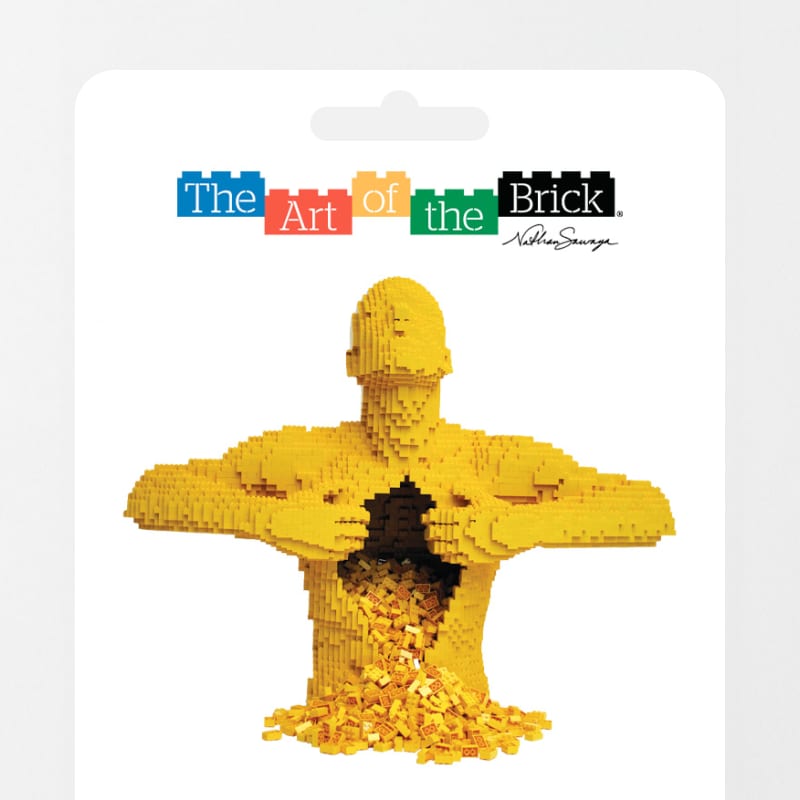 Affiche The Art of the Brick - Carte-cadeau